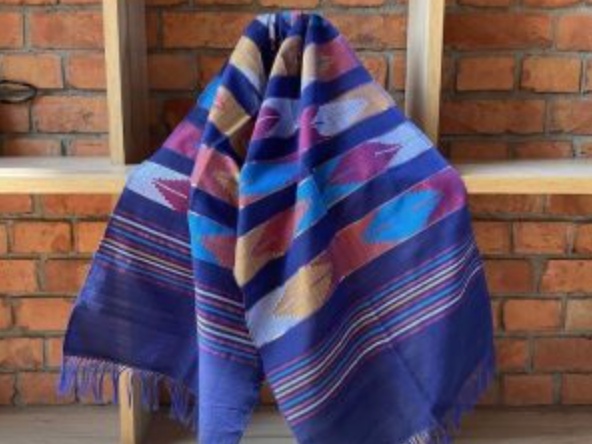 Nepali Dhaka Meditation Shawl